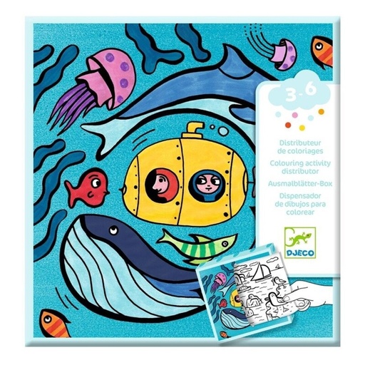 [TTDJ-30051] Dispensador de 10 dibujos para colorear +
