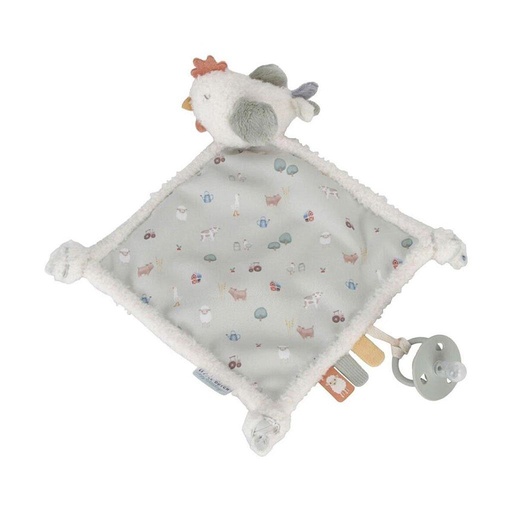 [TOCTOYS-LD8832] Doudou gallina pequeña granja