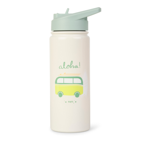 [74559] Botella térmica con pajita 500 ml. Aloha