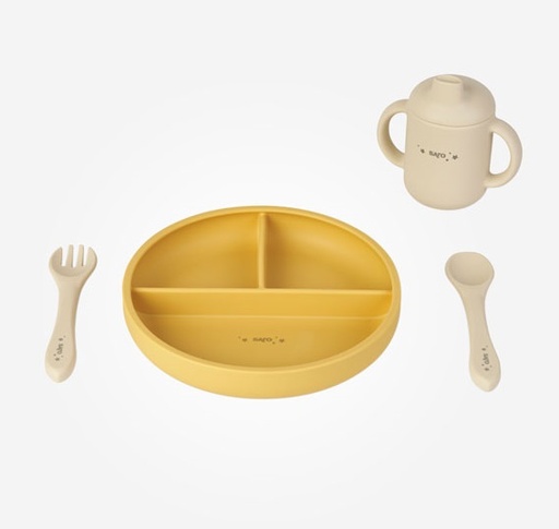 [17602] Set de alimentación Food & Fun mostaza