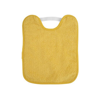 [16442] Babero rizo plastificado goma mostaza