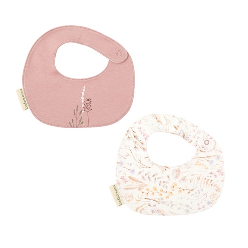 [19052921] Set 2 Baberos 19X19 Niza lila