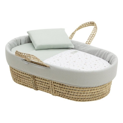 [8432377499958] MOISÉS BEBÉ MIO CUCO + PATAS GREENY VERDE 39X80X25 CM