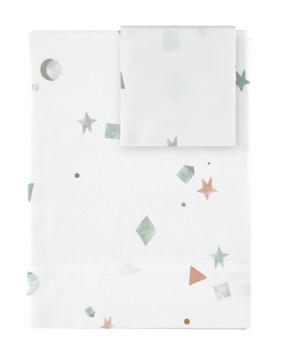 [E4260100] Juego sábanas 60x120 Moon