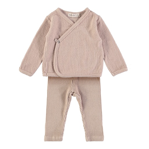 Conjunto bebé - Rib Soft Pink