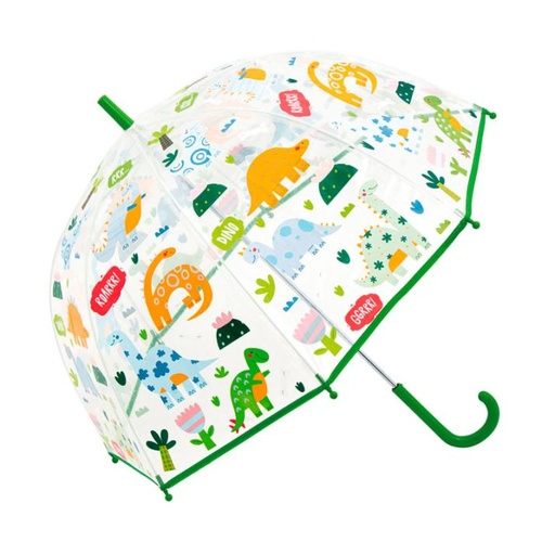 [LLU-001] Paraguas Transparente Dinos Magic 68 cm
