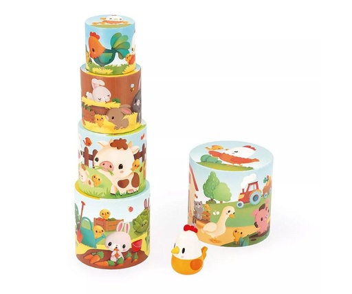 [JURA-J03310] GRANJA - MI PRIMERA PIRÁMIDE - GALLINA