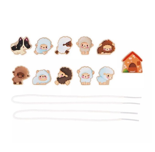 [JURA-J03312] Cuentas para enhebrar ovejas