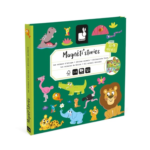 [JURA-J05456] MAGNETI'STORIES LOS ANIMALES DE ÁFRICA