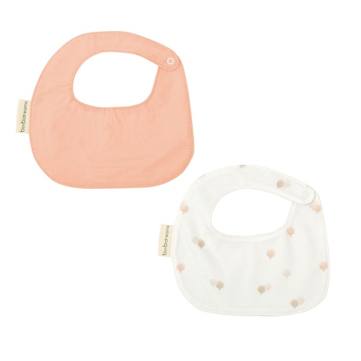 [19053014] Set 2 Baberos 19X19 Ciel Rosa