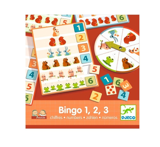 [38258] Educativos Bingo 1, 2, 3 numbers