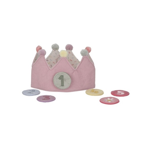 [TOCTOYS-LD4515] Corona de cumpleaños con números rosa