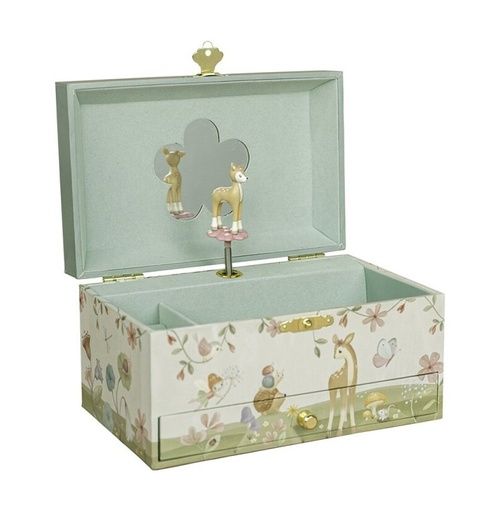 [TOCTOYS-LD126190] Caja de música joyero Forest Friends