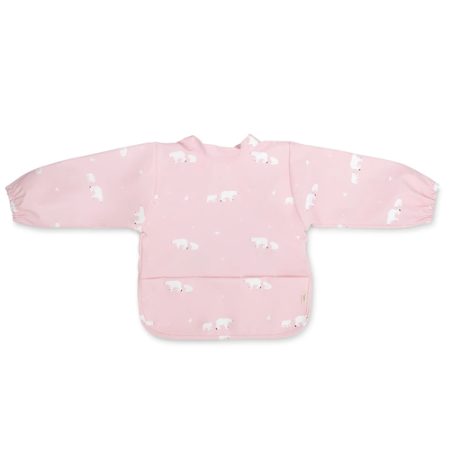 [16588] Babero impermeable mangas Polaris Rosa