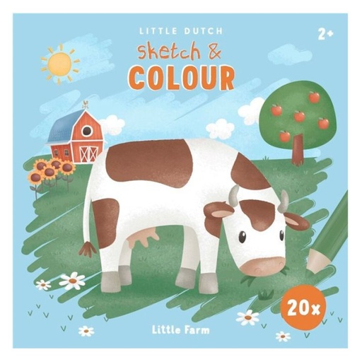 [LD125650] LIBRO PARA COLOREAR PEQUEÑA GRANJA