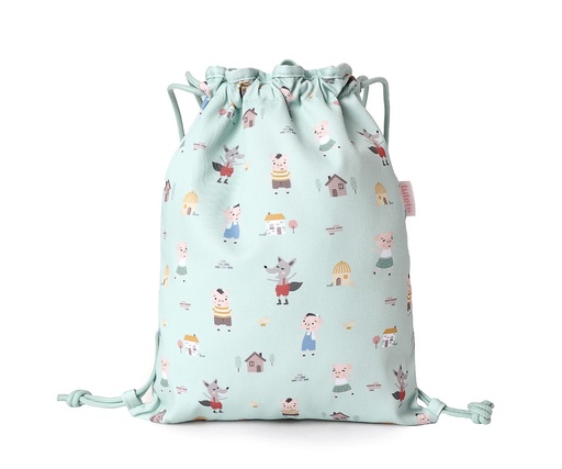 [TT-88746] Mochila saco tela The Three Little Pigs