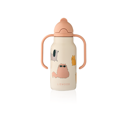 [LW196182503] Botella Térmica Acero Kimmie 250 ml Cats and Dogs