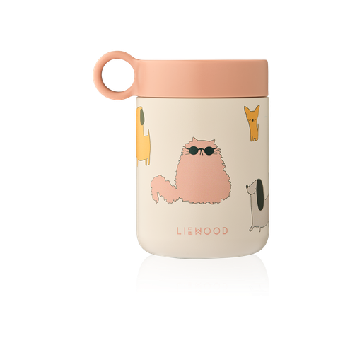 [LW199602503] Termo Sólidos Kiani Cats and Dogs Sandy