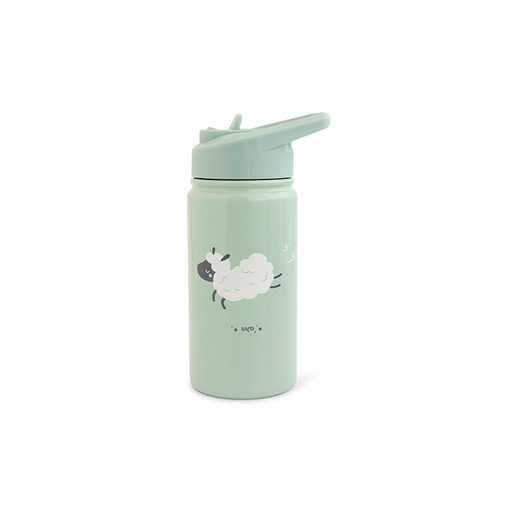 [74500] Botella térmica con pajita 350ml. Funny Farm