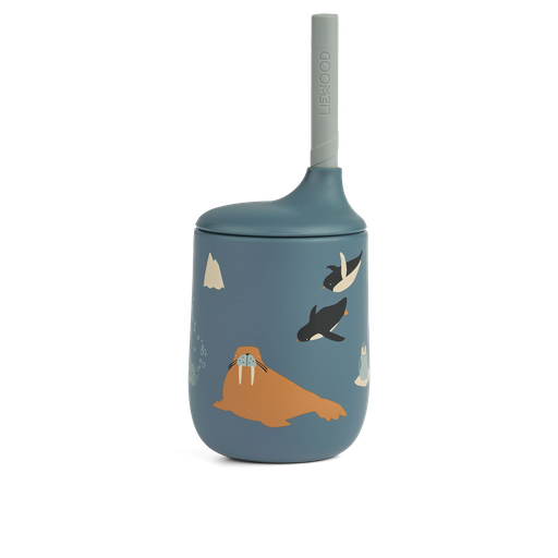 [LW150192501] Vaso con pajita Ellis Arctic Sea / Ocean view