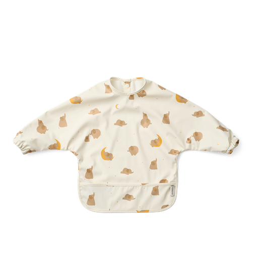 [LW181362506] Babero con Mangas Merle Elephant Creme de la creme