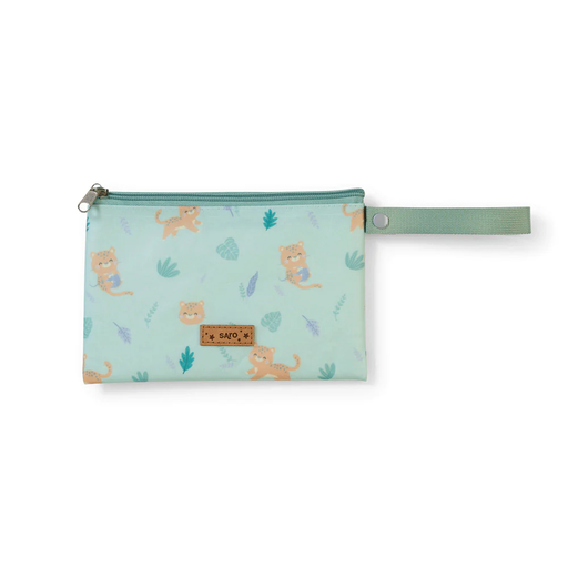[75064] Bolsa bocadillos "Jungle Cheetahs" verde caza