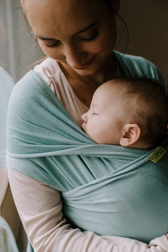 [817579015171] Fular elástico portabebés Boba Wrap Bambú Serenity Sea Mist Talla única