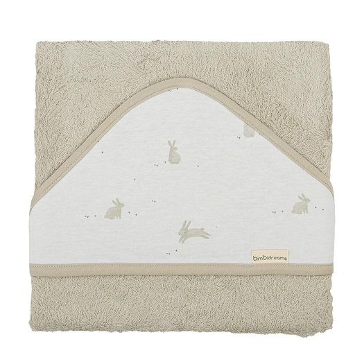 [00752216] Capa de baño 100x100 Bunny verde