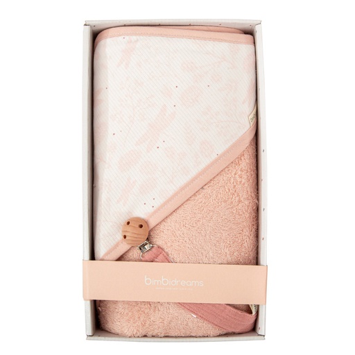 [MAS53214] Set maxicapa + sujetachupetes Dafne rosa