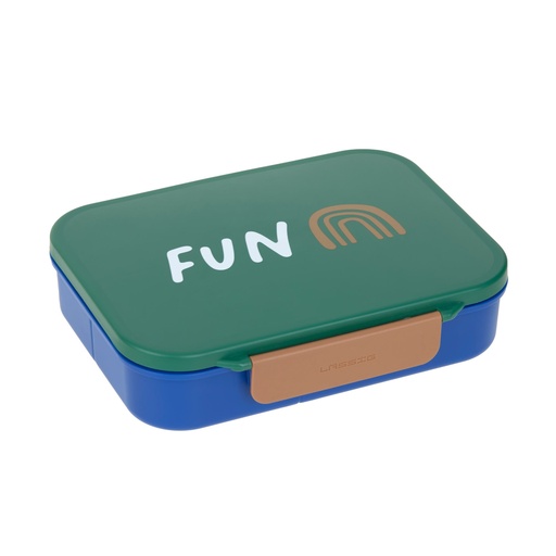 [12100155003] Bento-Lunchbox Little Gang Rainbow green