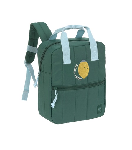 [12030495005] Mochila Square Mini Little Gang Lemon dark green