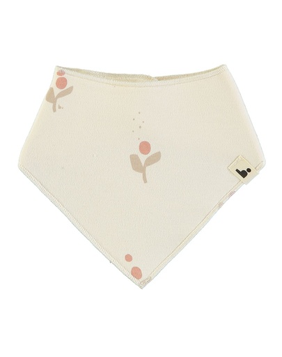 [L7063003] Bandana Flor Cream