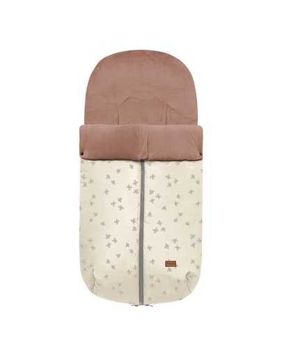 [B034H2505] Saco silla Bergen pelo Flower Ecru