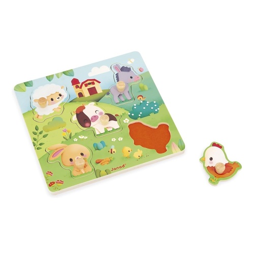 [JURA-J07129] GRANJA - PUZLE TÁCTIL DE LA GRANJA