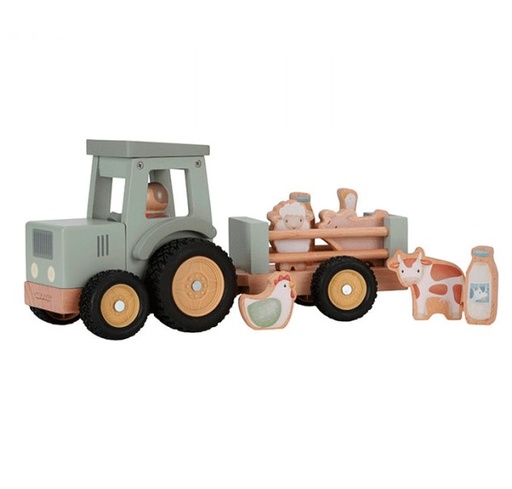[LD7149] TRACTOR CON TRAILER PEQUEÑA GRANJA