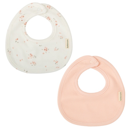 [190R0114] Set 2 baberos 19x19 Monet rosa