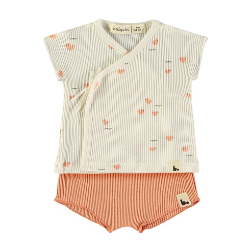 Top + culotte - LOVELY DUCKS APRICOT