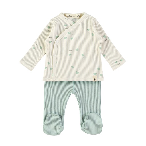 Jubón y polaina LOVELY DUCKS GREEN