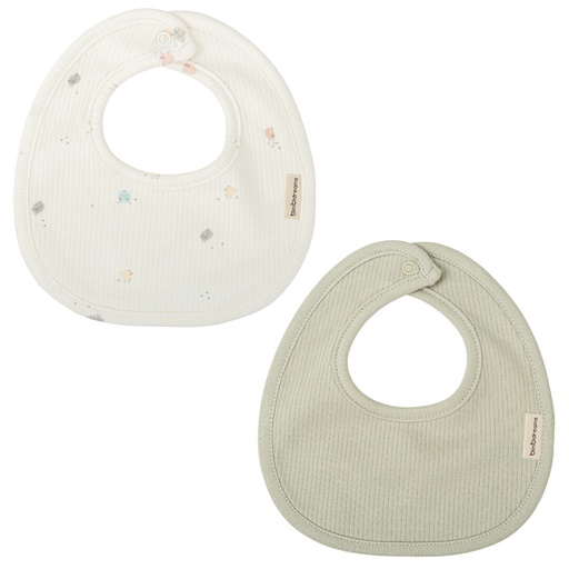 [190R0516] Set 2 baberos 19x19 Chicks verde