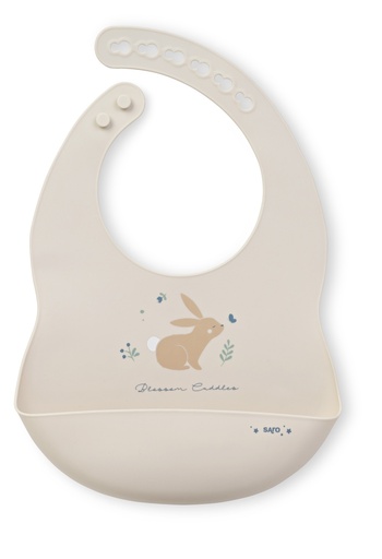 [16642] Babero silicona "Cotton Bunny"