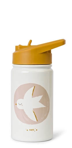 [74512] Botella térmica con pajita 350ml. "Fly Free"