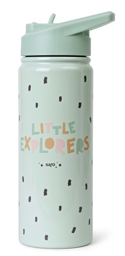[74563] Botella térmica con pajita 500 ml. "Little Explorers"