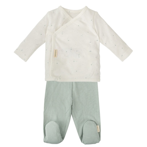 [SJPR0213] Conjunto jubón y polaina Orion azul (0-1 meses)