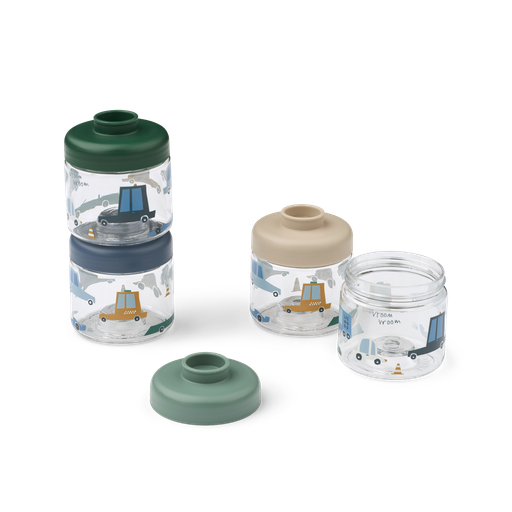 [LW206322780] Recipientes comida de bebé 100ml Dominique Cars Sandy