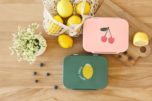 [12100154008] Bento-Lunchbox Happy Fruits Lemon