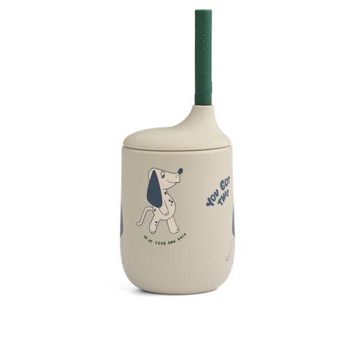 [LW150192939] Vaso con pajita Ellis Dakota Dog Mist