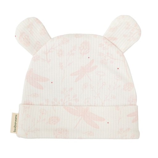 [GOR53214] Gorro bebé T 0/1M  Dafne rosa