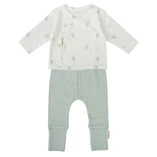 [JP153516] Conjunto jubón y polaina Blue Sky Verde (1-3 Meses)